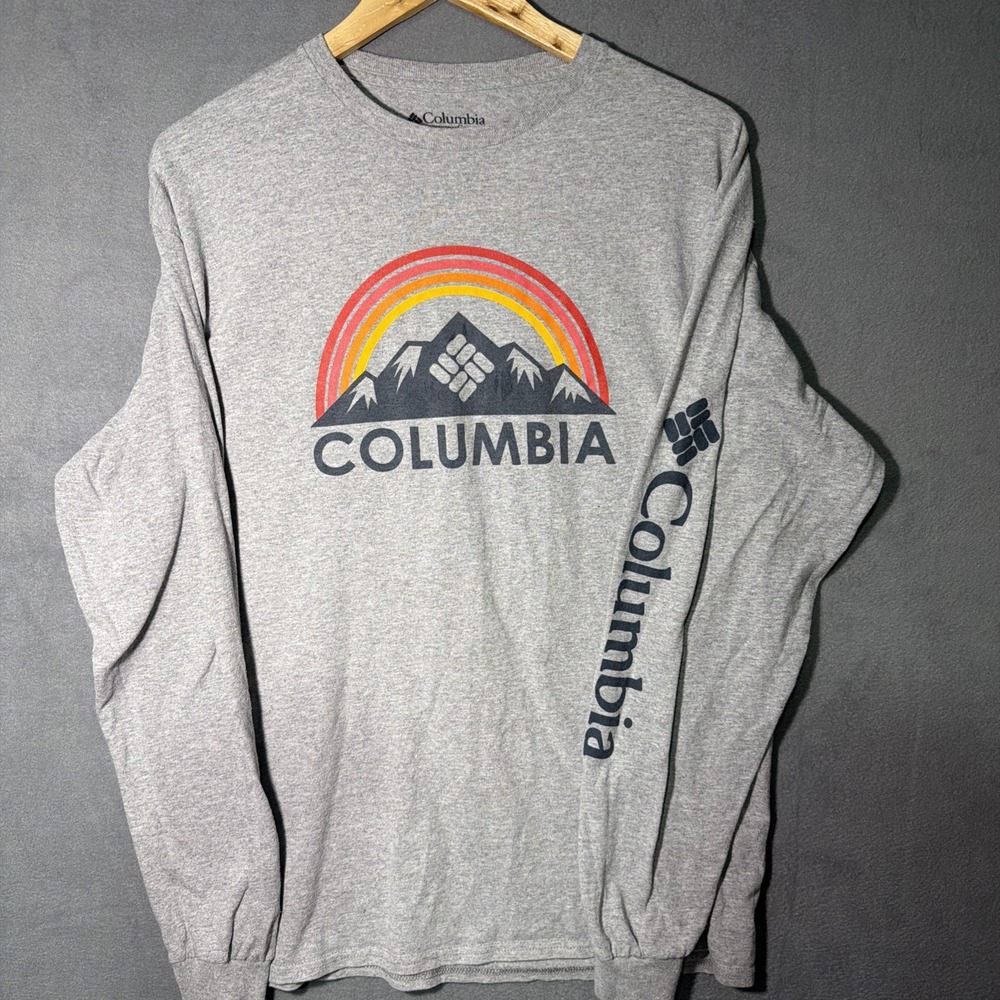 Columbia Sportswear Company Men's Gray Size XL Long Sleeve Graphic Shirt - Picture 3 of 6